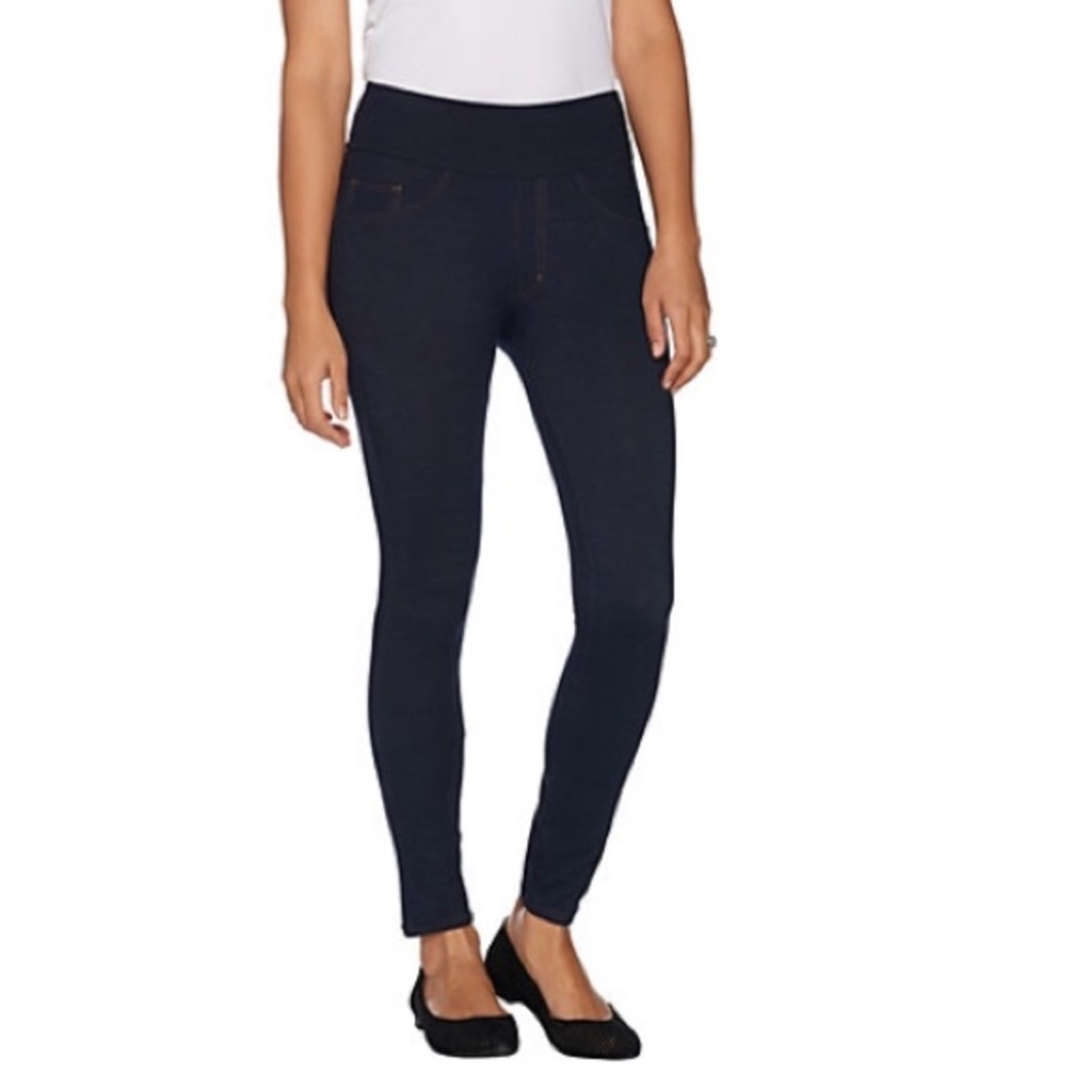 Spanx Jean Look Ankle Length Legging - Sz Large